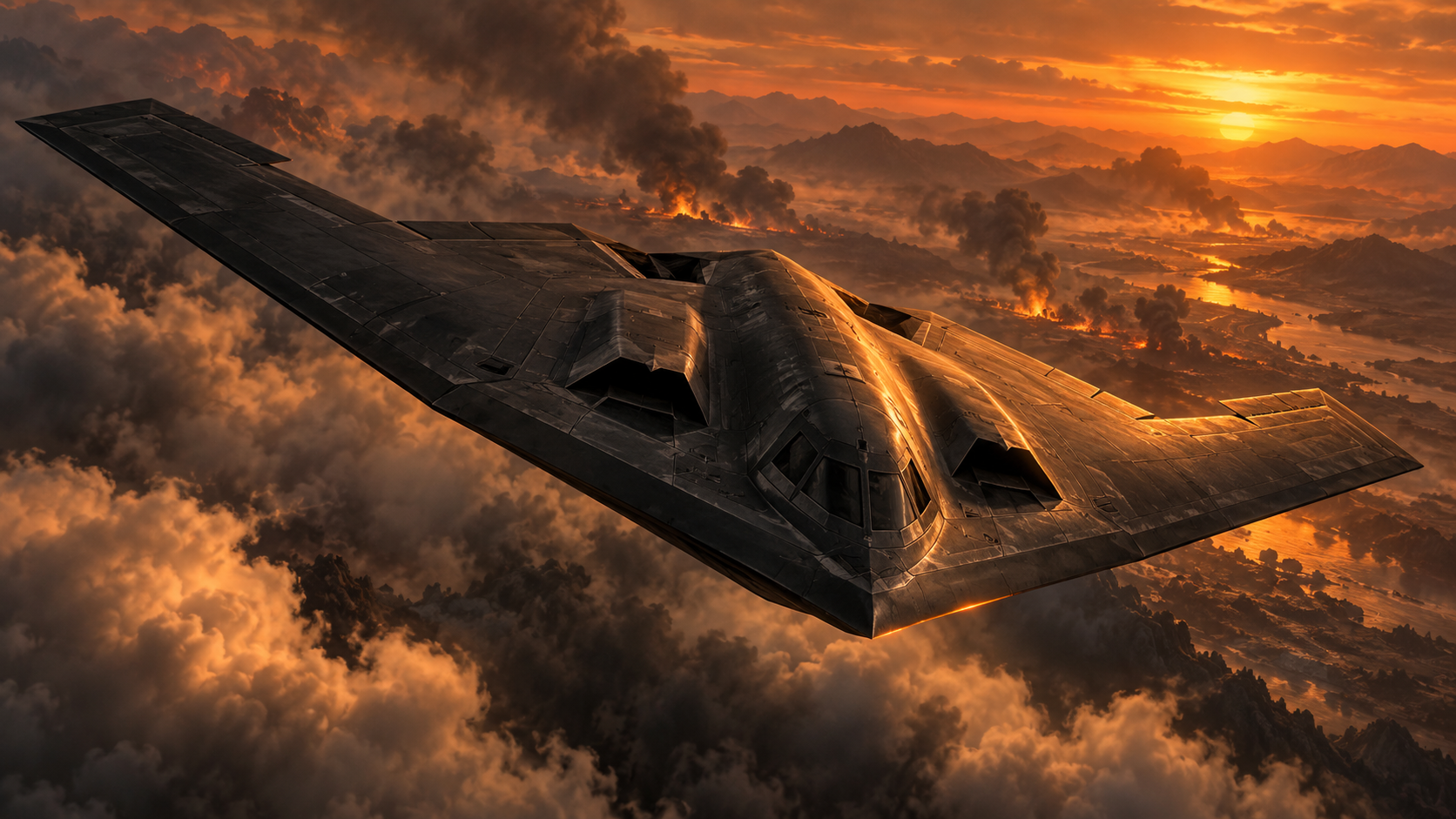 Wraith Stealth Bomber promotional concept art
